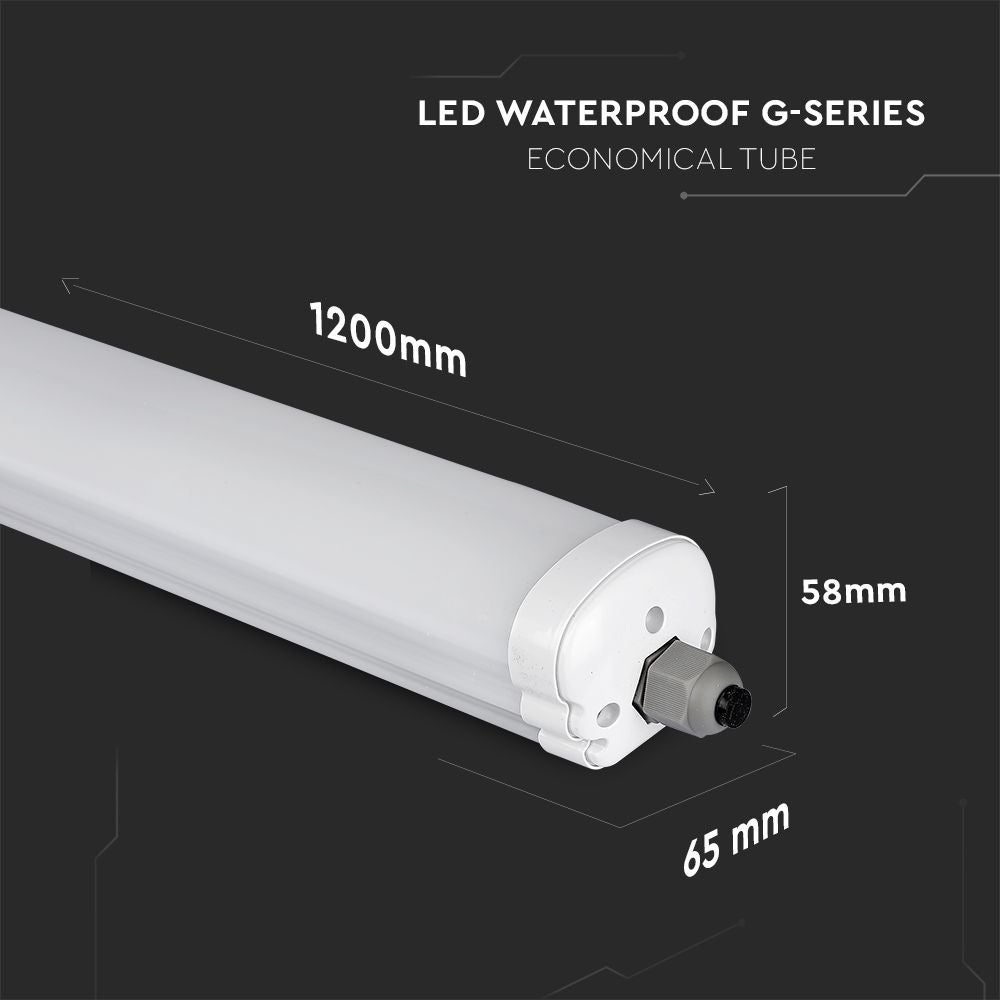 V-TAC VT-1249-N - Witte LED-lichtstrips - G-serie - IP65 - 36W - 4320 lumen - 6400K - 120cm