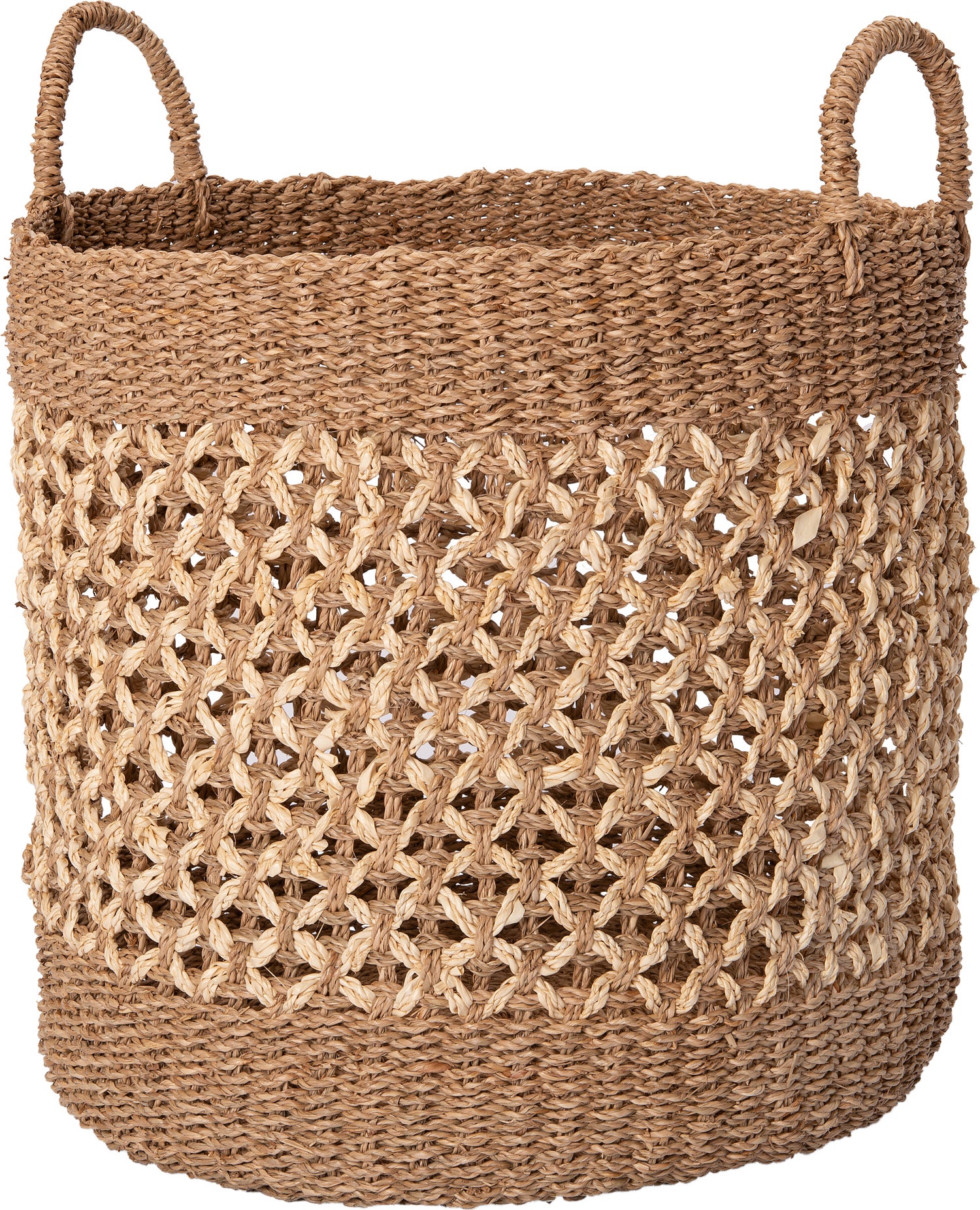 Intratuin opbergmand Reiko naturel D 45 H 53 cm