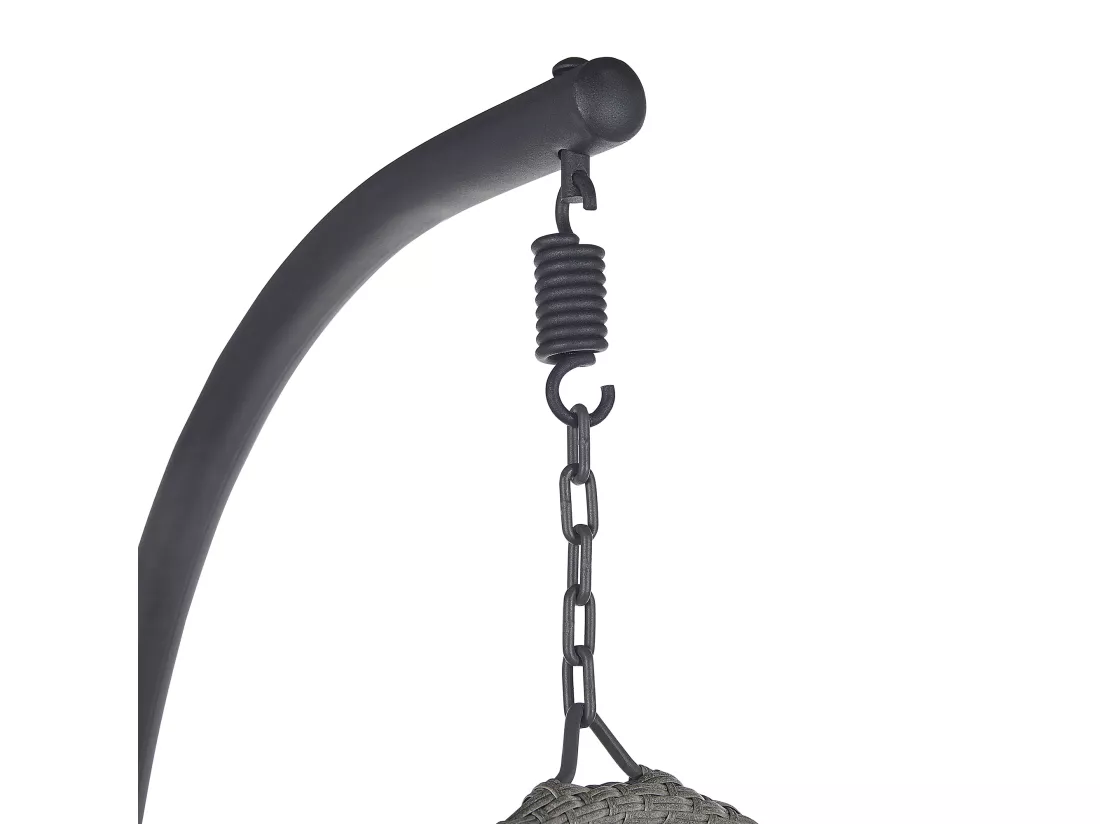 Fauteuil suspendu avec support SESIA Gris foncé