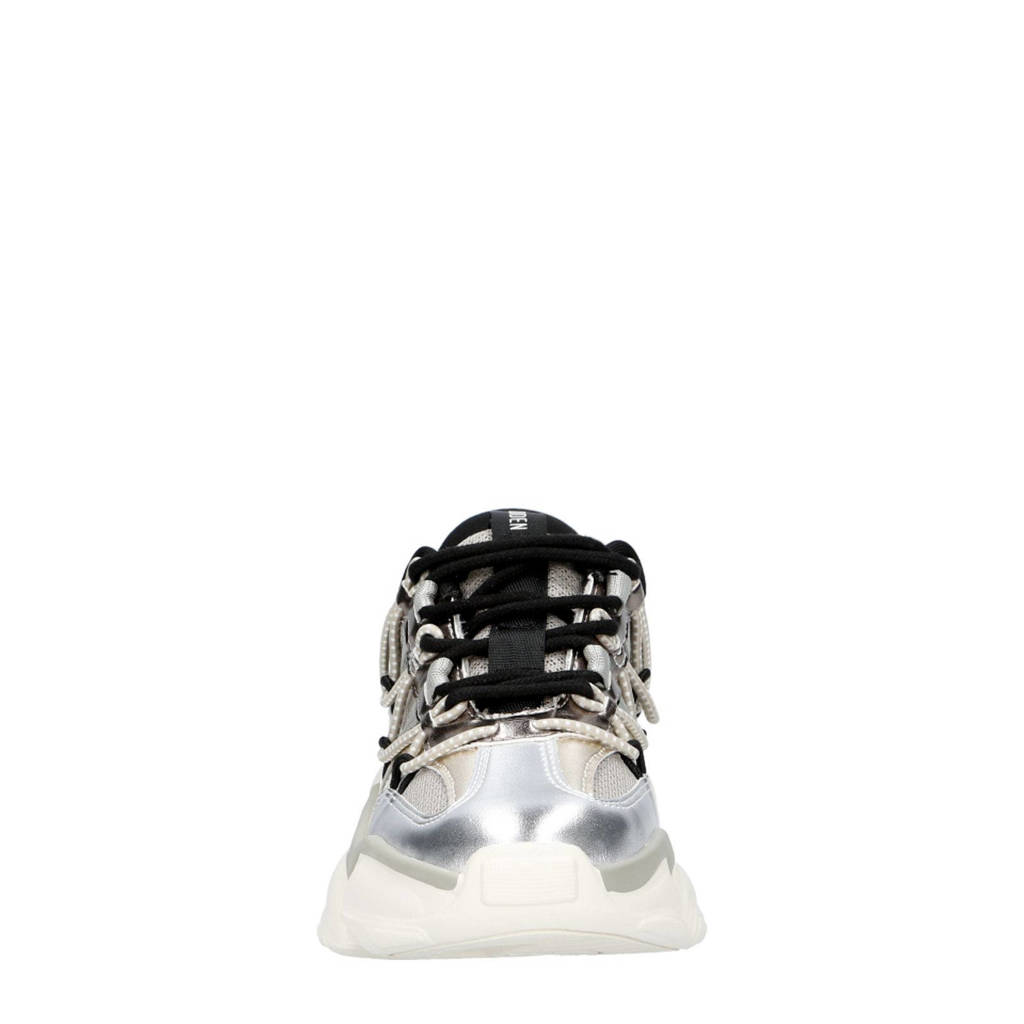 Steve Madden Spectetorsneakers zilver