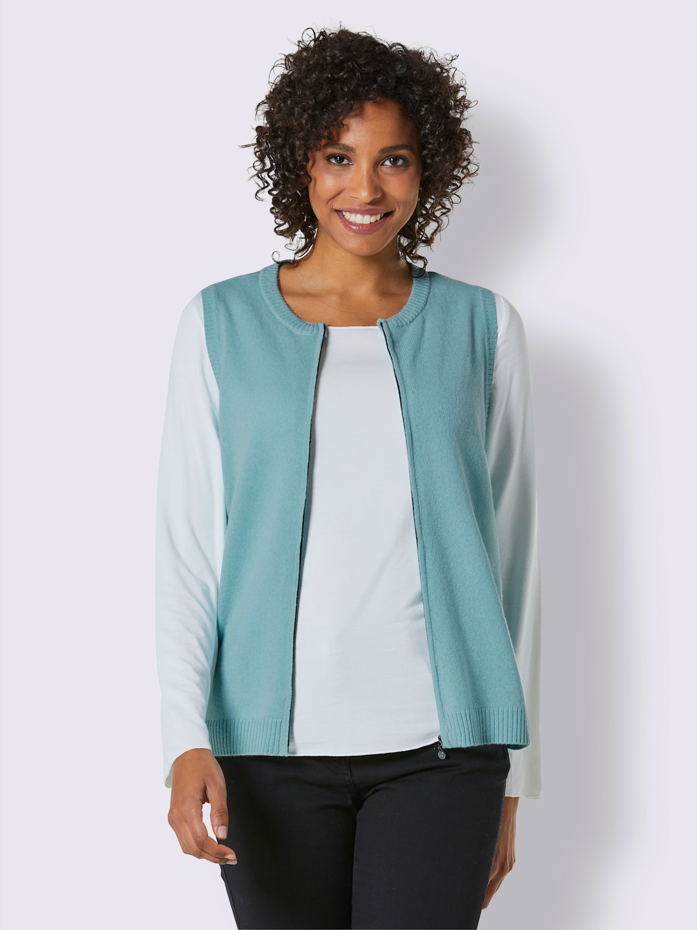 Gilet tricot en cachemire pur cachemire