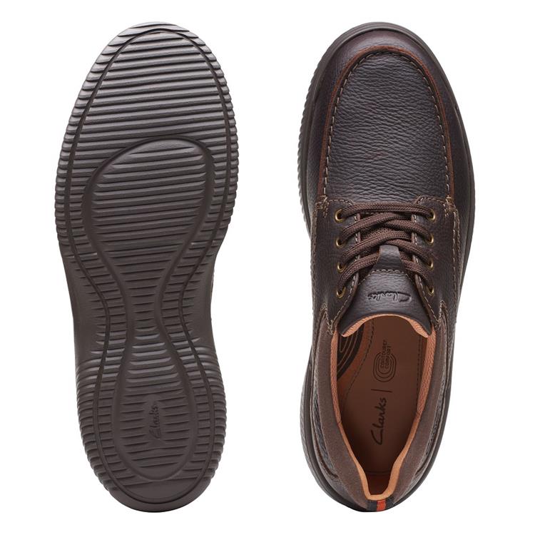 Clarks Donaway Edge brown leather
