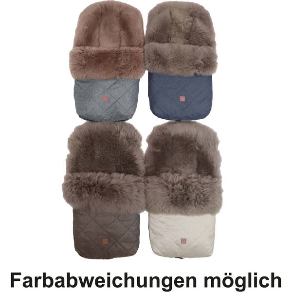 KaiserKaiser   NELLY Lammfell Fusssack Cappucchino anthrazit melange