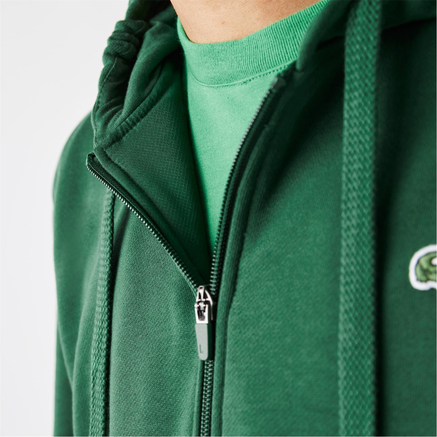 Lacoste Embroidered Croc Zip Hoodie