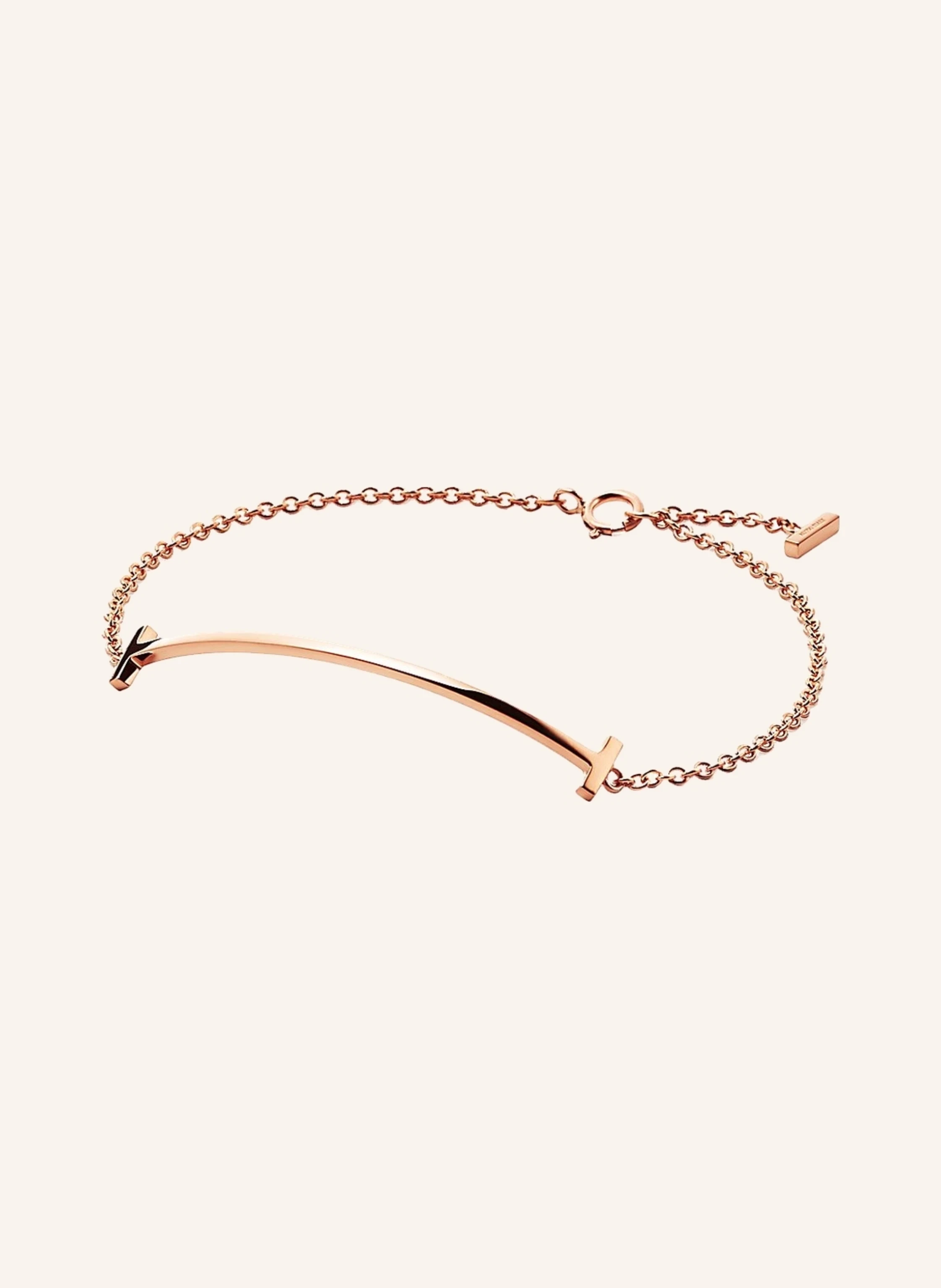 TIFFANY & Co. TIFFANY T SMILE ARMBAND aus 18 Karat Roségold