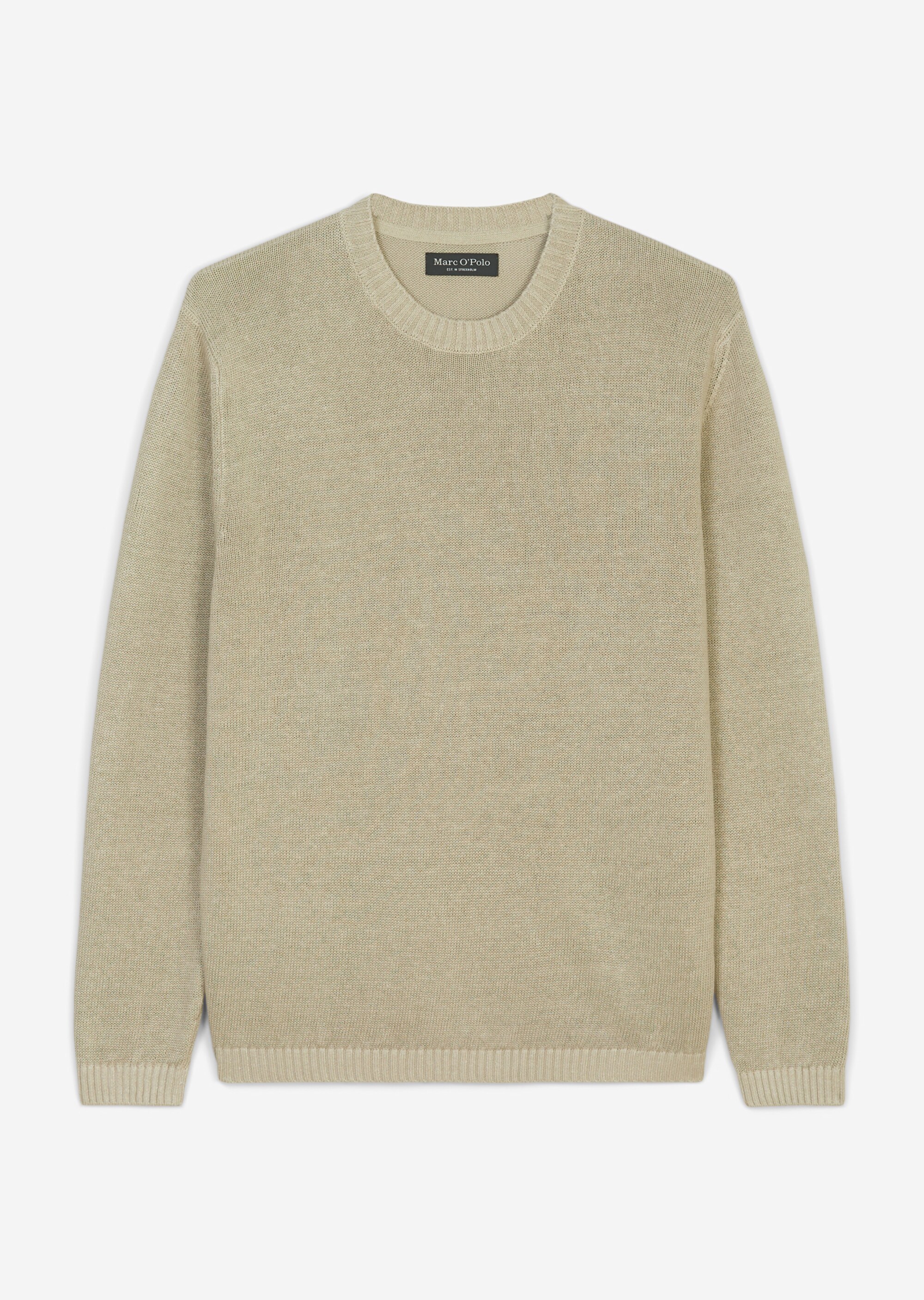Pullover regular aus Baumwolle und Leinen