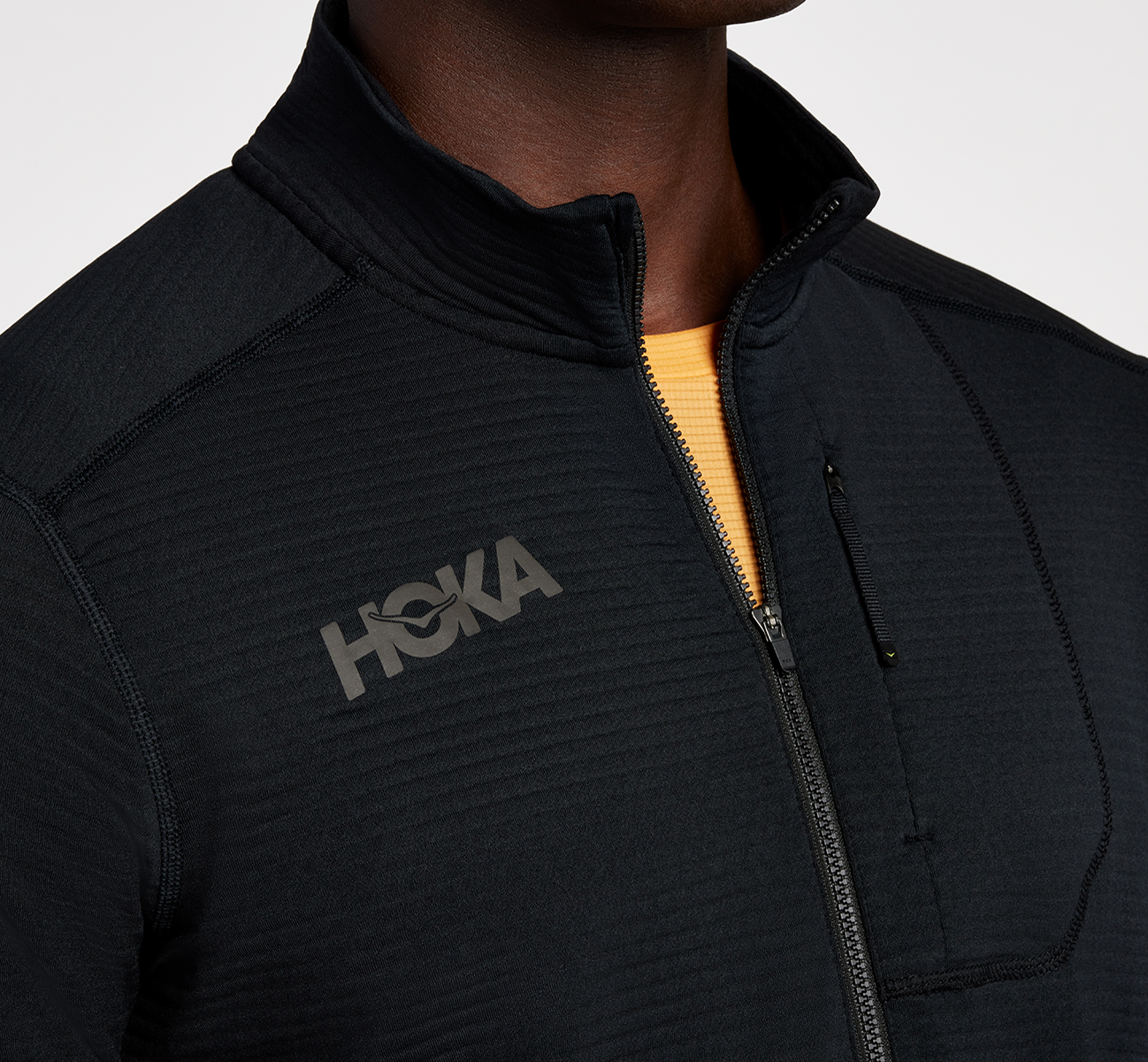 Half Zip Herre Black