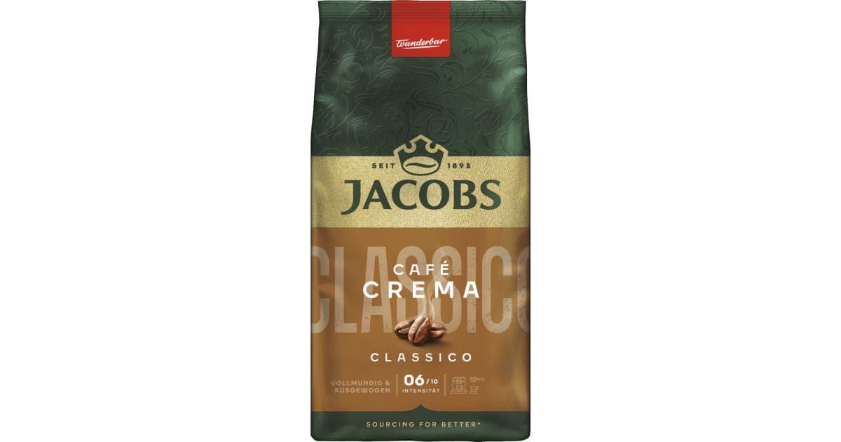 JACOBS Caffè Crema ganze Bohne