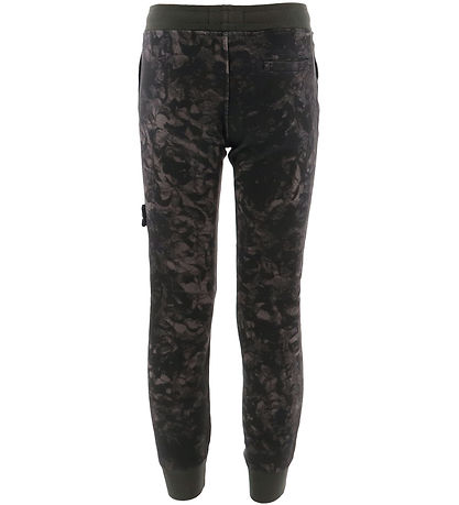 Stone Island Sweatpants - Sortmeleret