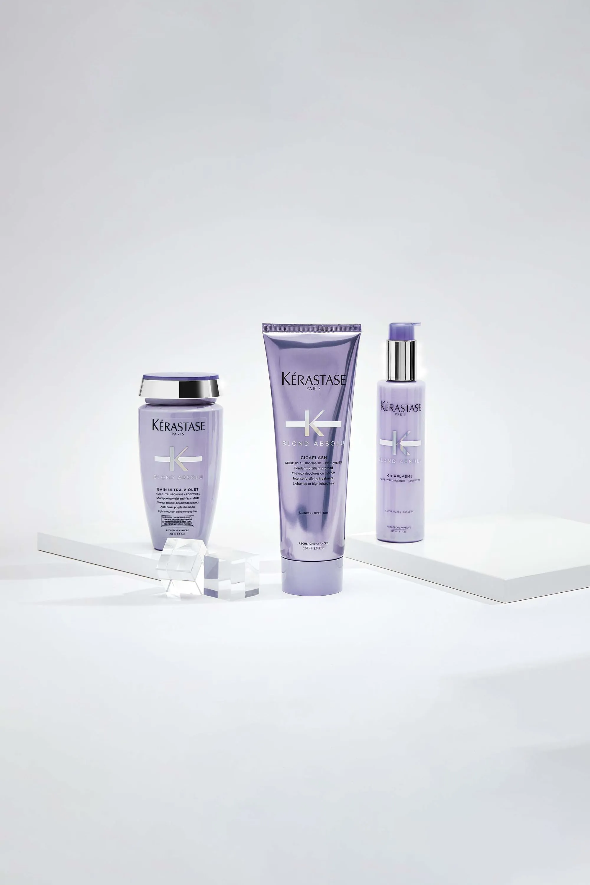 Kérastase Shampoing Bain Ultra-Violet Blond Absolu pour cheveux décolorés-250 ml