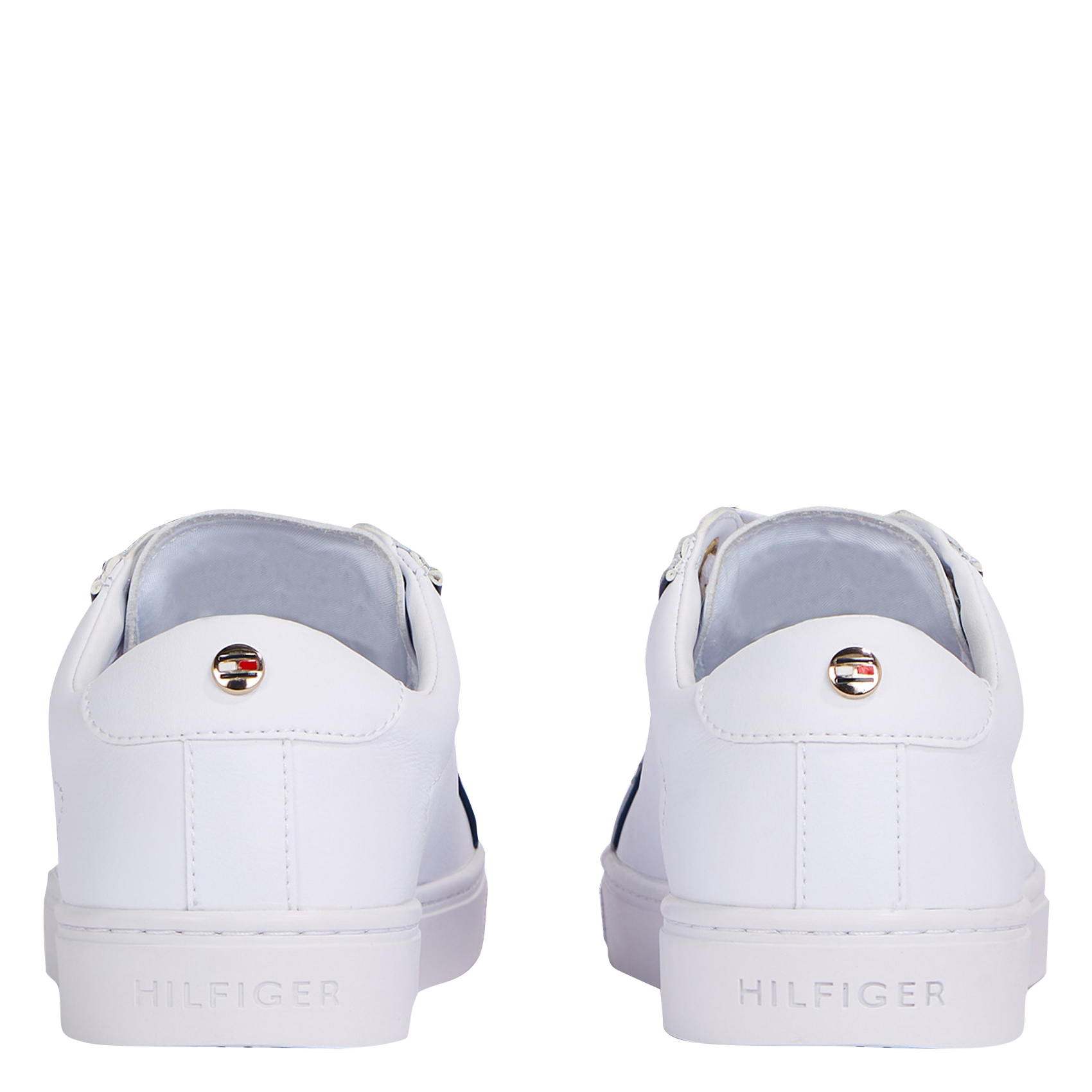 Baskets basses en cuir| Blanc