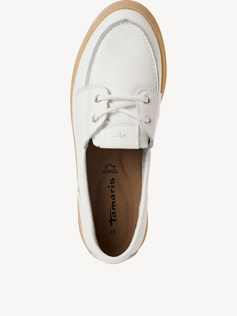 Leren Mocassin - wit