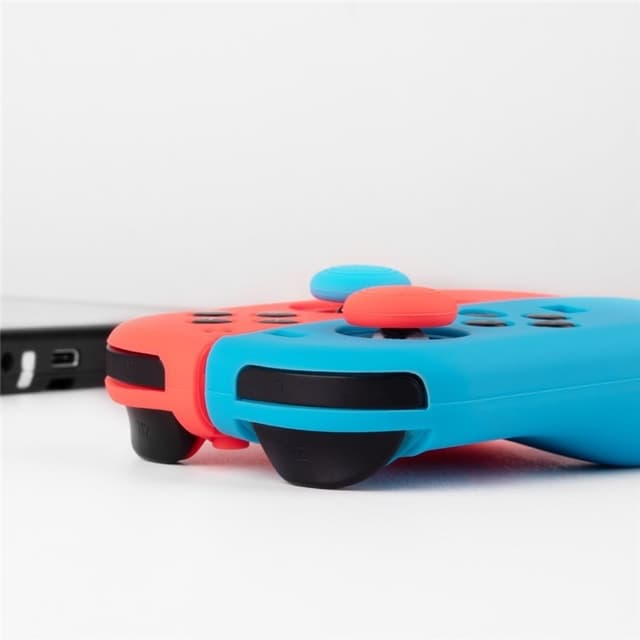 Silikonecover kompatibelt med Nintendo Switch + tommelfingergrebsbeskytter