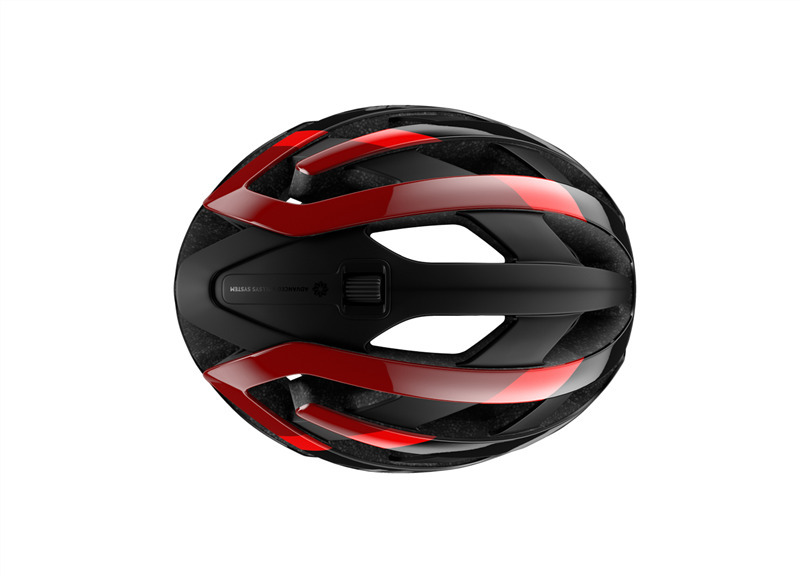Lazer Genesis Race Fietshelm Zwart/Rood
