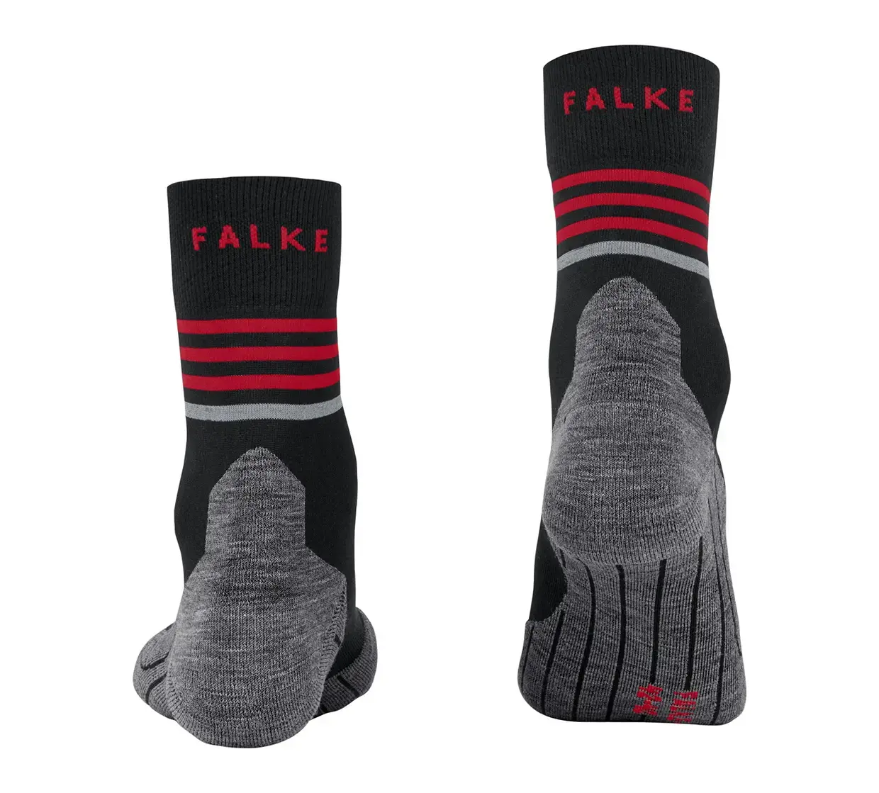 Falke RU4 Endurance Reflect Hardloopsokken Zwart/Rood Dames