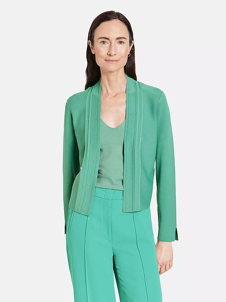 GERRY WEBER Strickjacke grün