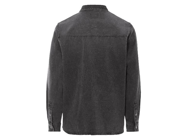 Denim heren overhemd