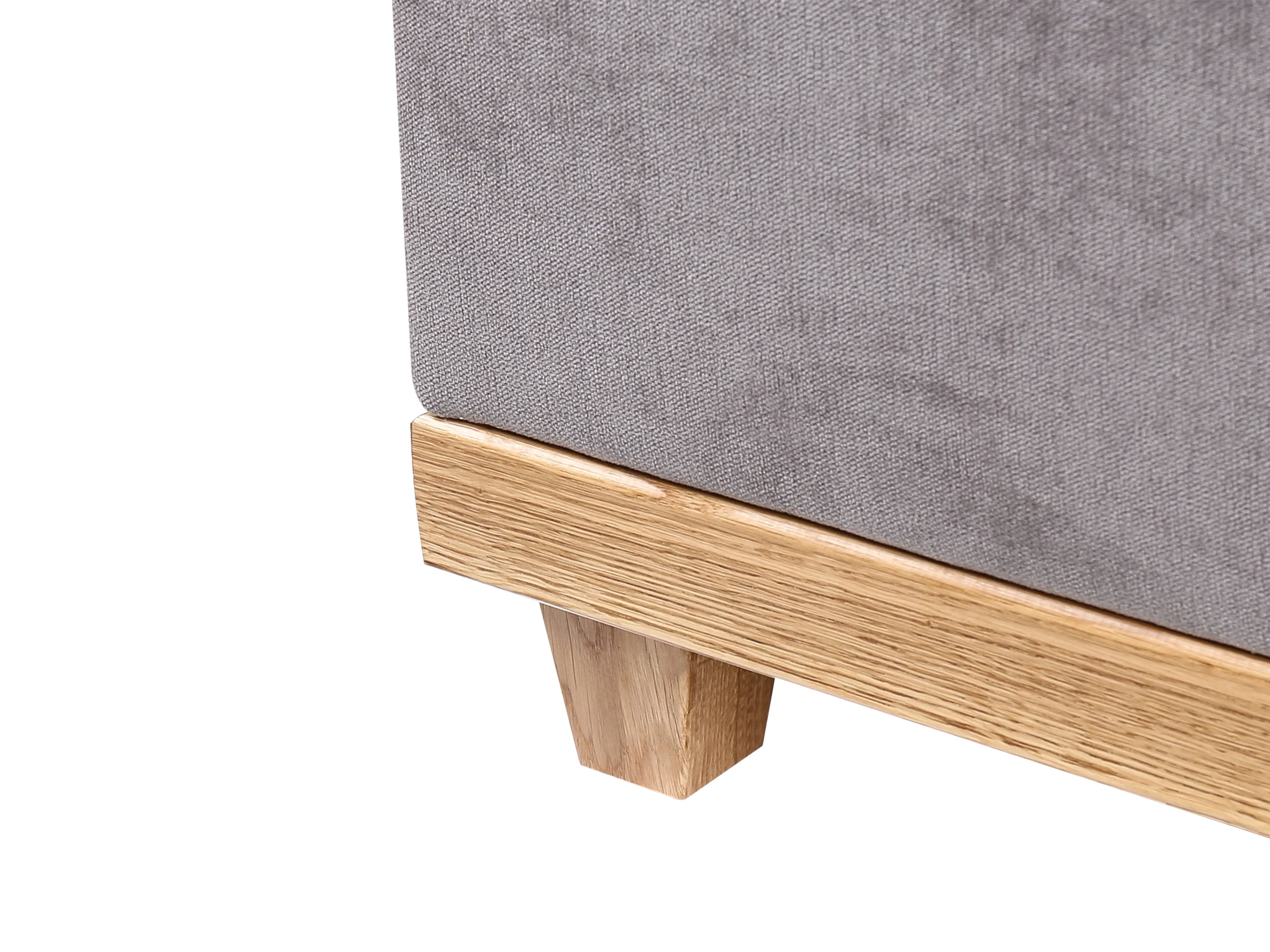 Boxspring met opbergruimte Stof DYNASTY 180 x 200 cm Taupe