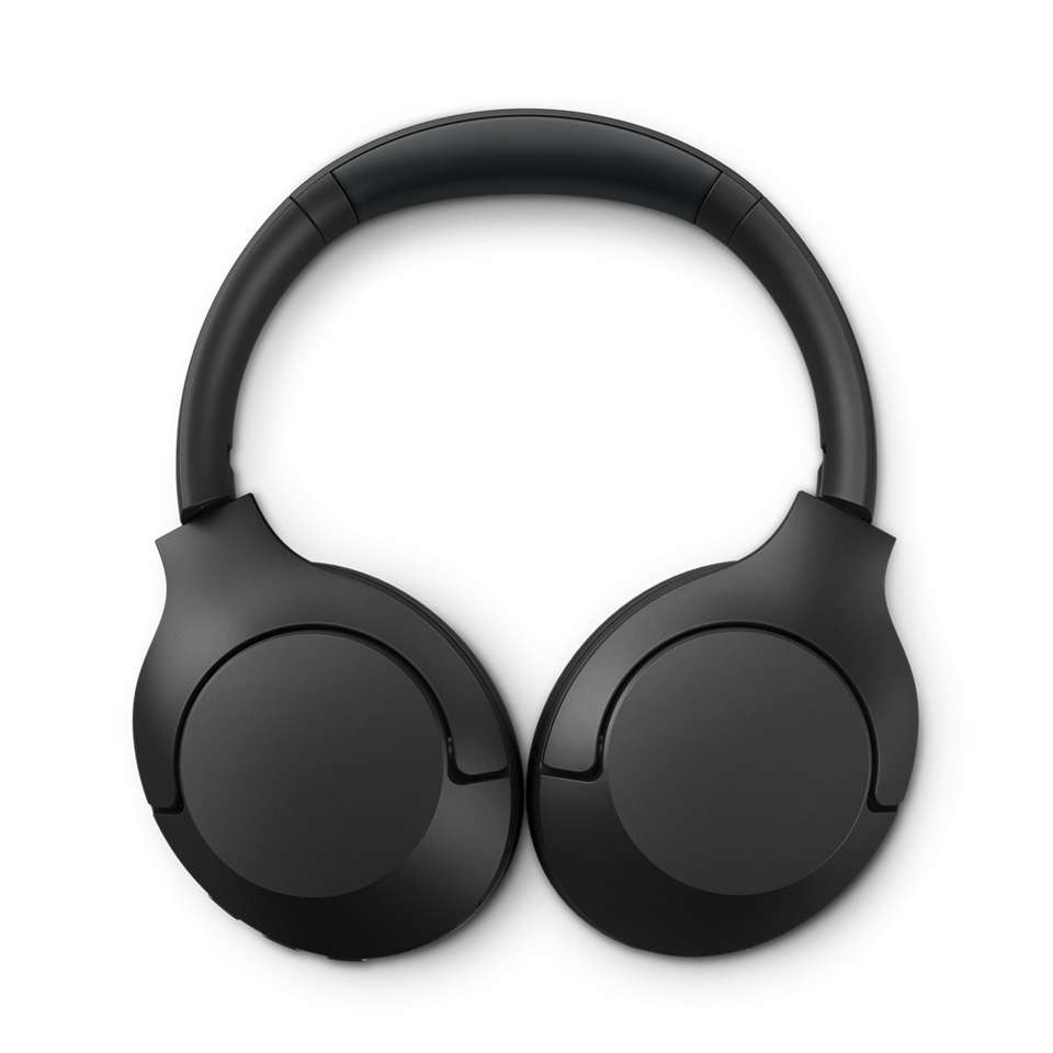 PhilipsAudio - TAH8506BK ANC Over Ear Bluetooth Headphones - Black