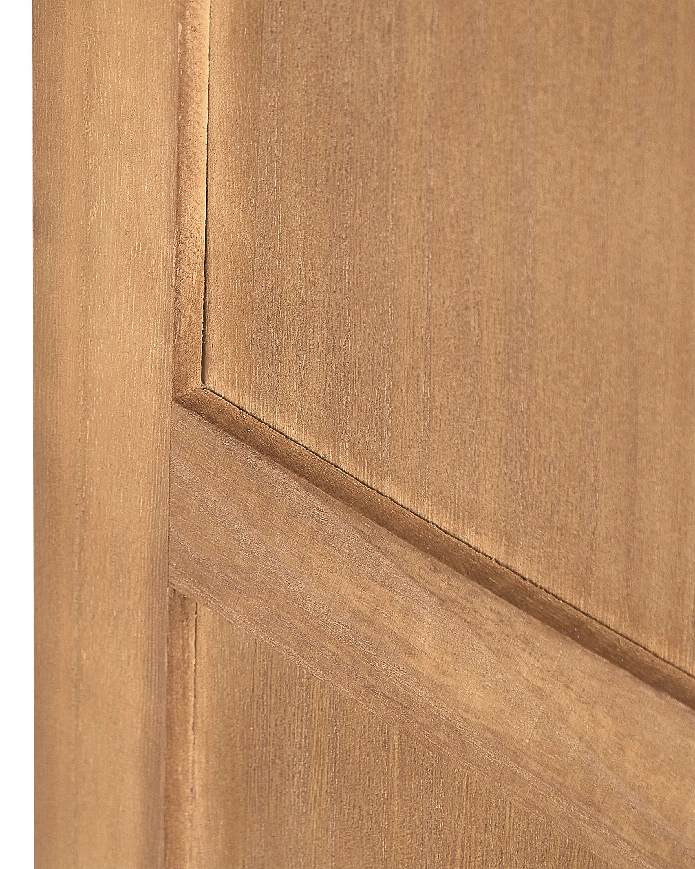 Roomdivider met 4 panelen CERTOSA Lichtbruin 163 cm 170 cm