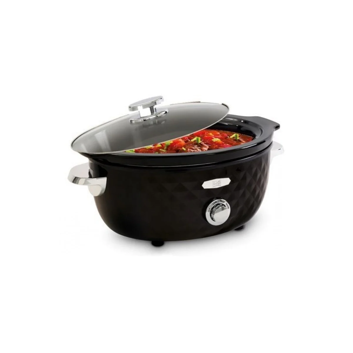 FRITEL Family Slow cooker 3.3liter Black/Chrome