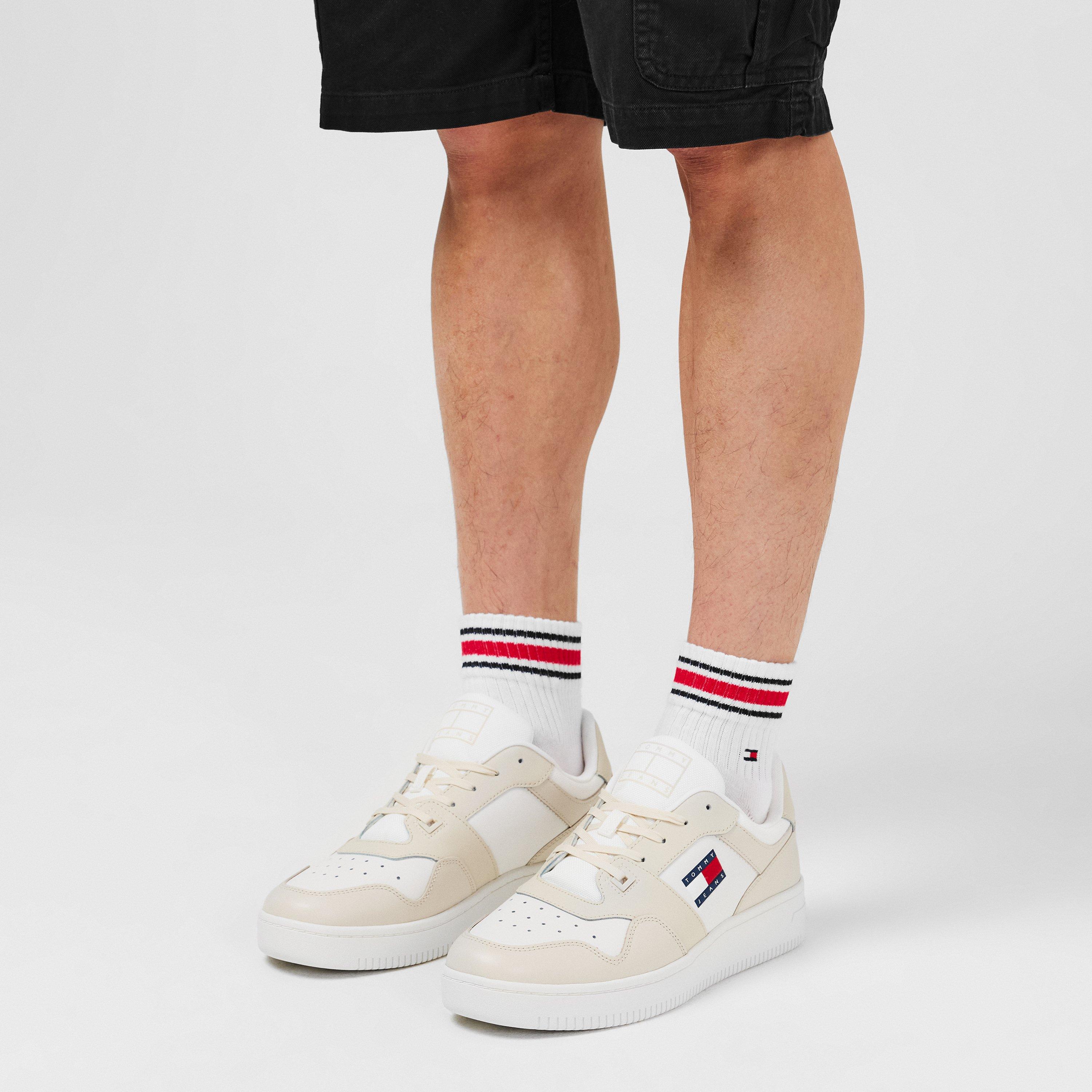 Tommy Jeans Retro Leather Basket Trainers