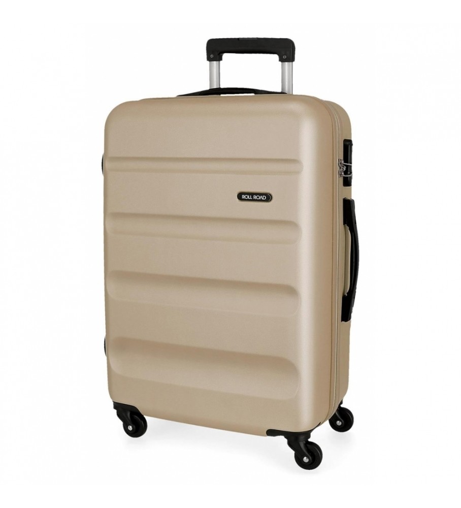 Mala rígida grande Roll Road 75cm Roll Road Flex Champagne