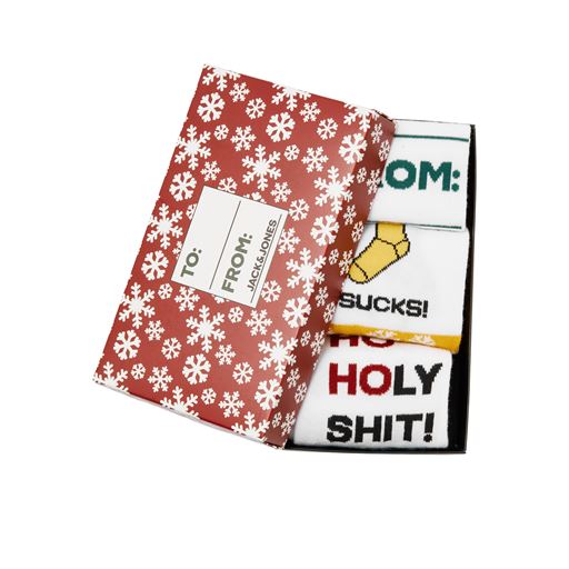 Jack&Jones Xmas Gaveboks Strømper, Rio Red/Symphonic/Sunset Av. One size
