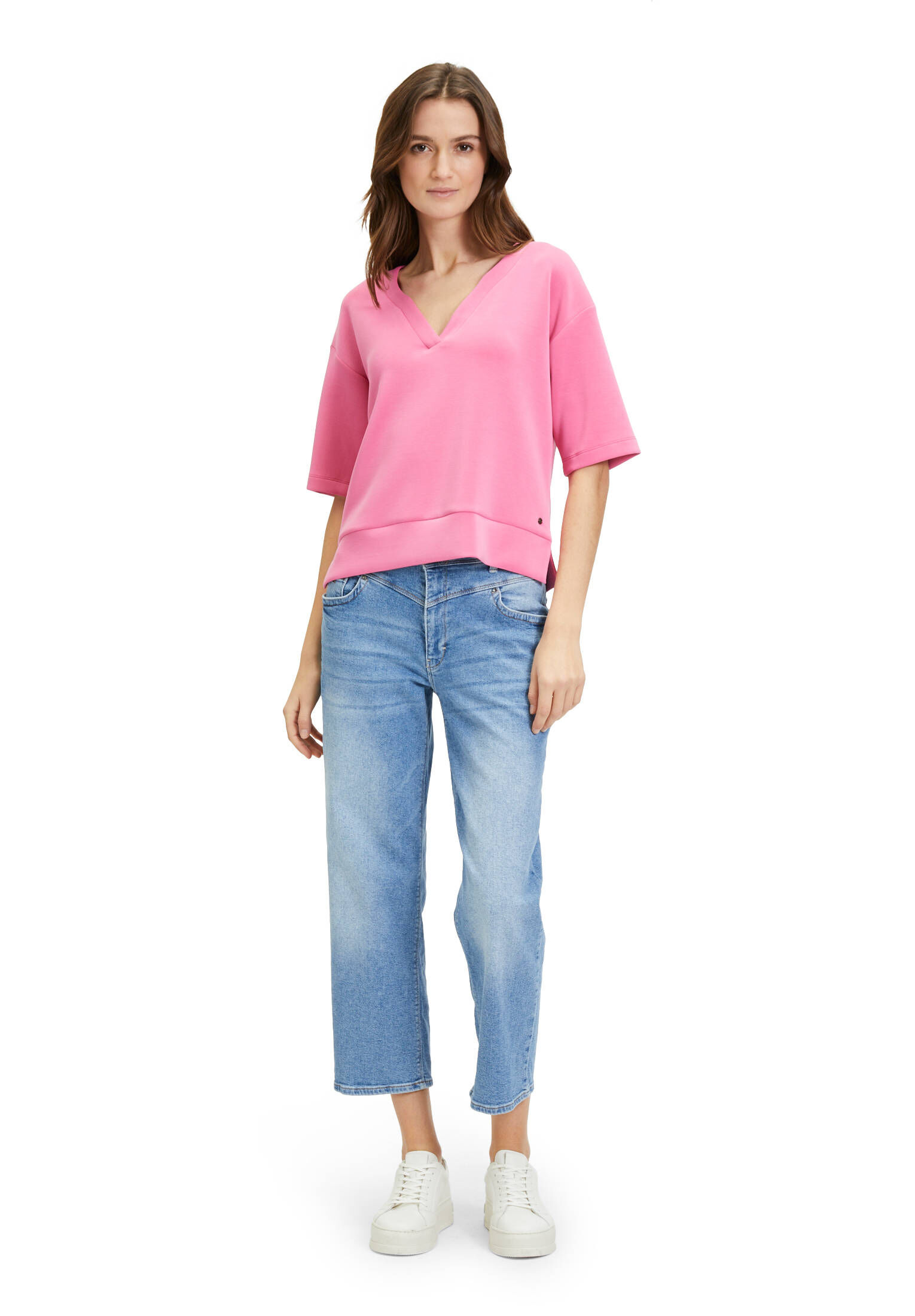Betty & Co| Damen Sweatpullover kurzarm