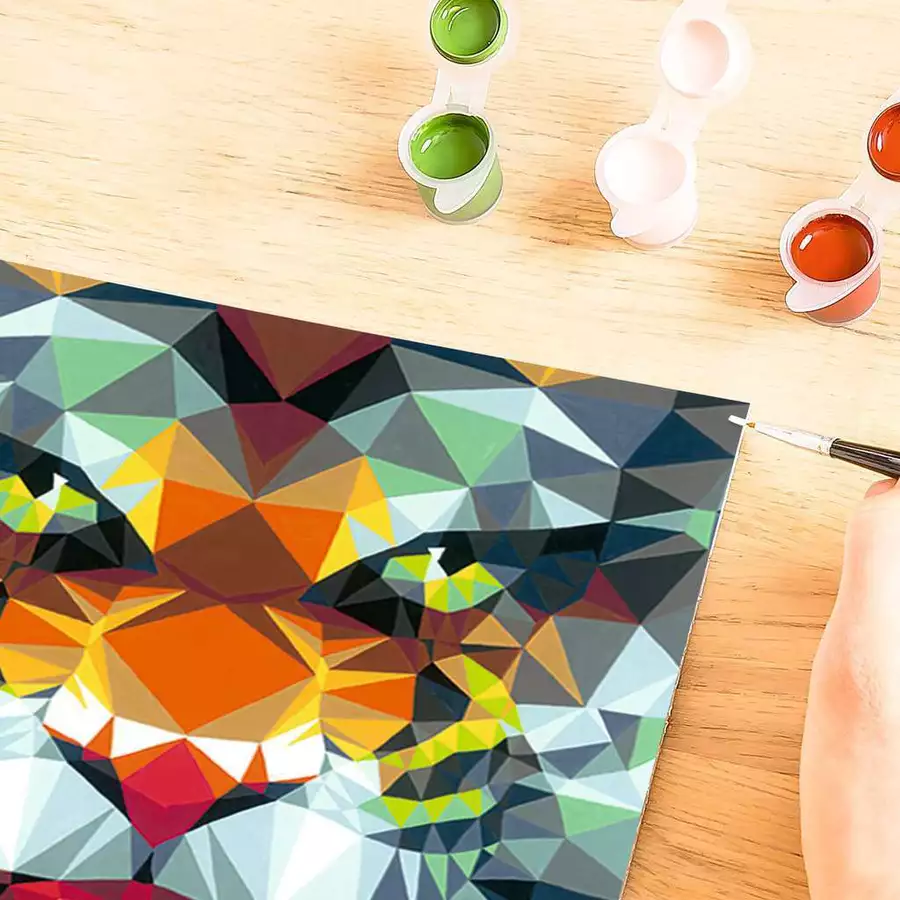 Ravensburger Polygon Tiger bunt