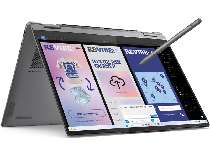 Lenovo Notebook Yoga 7 2-in-1 14ILL10 83JQ0 Leistungsfähiger Convertible-Laptop mit Active-Pen-Unterstützung