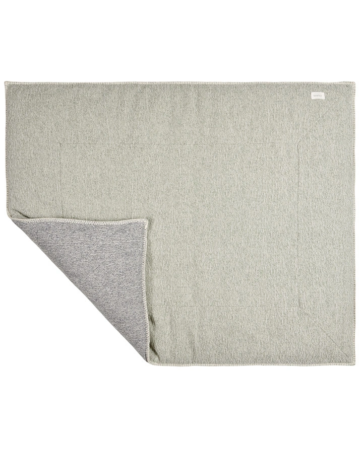 Krabbeldecke VIGO (75x95) in shadow green/sparkle grey