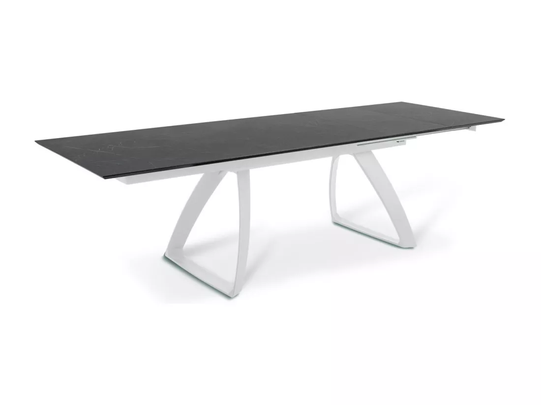Barret Table Extensible (170/270 x 90 cm) en HPL Blanc