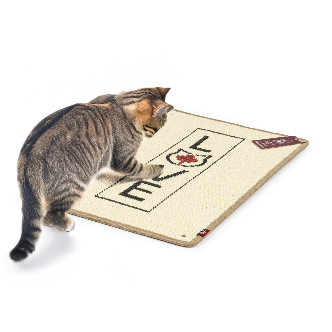 Canadian Cat Company Kratzteppich 40x60cm mit Wandbefestigung beige