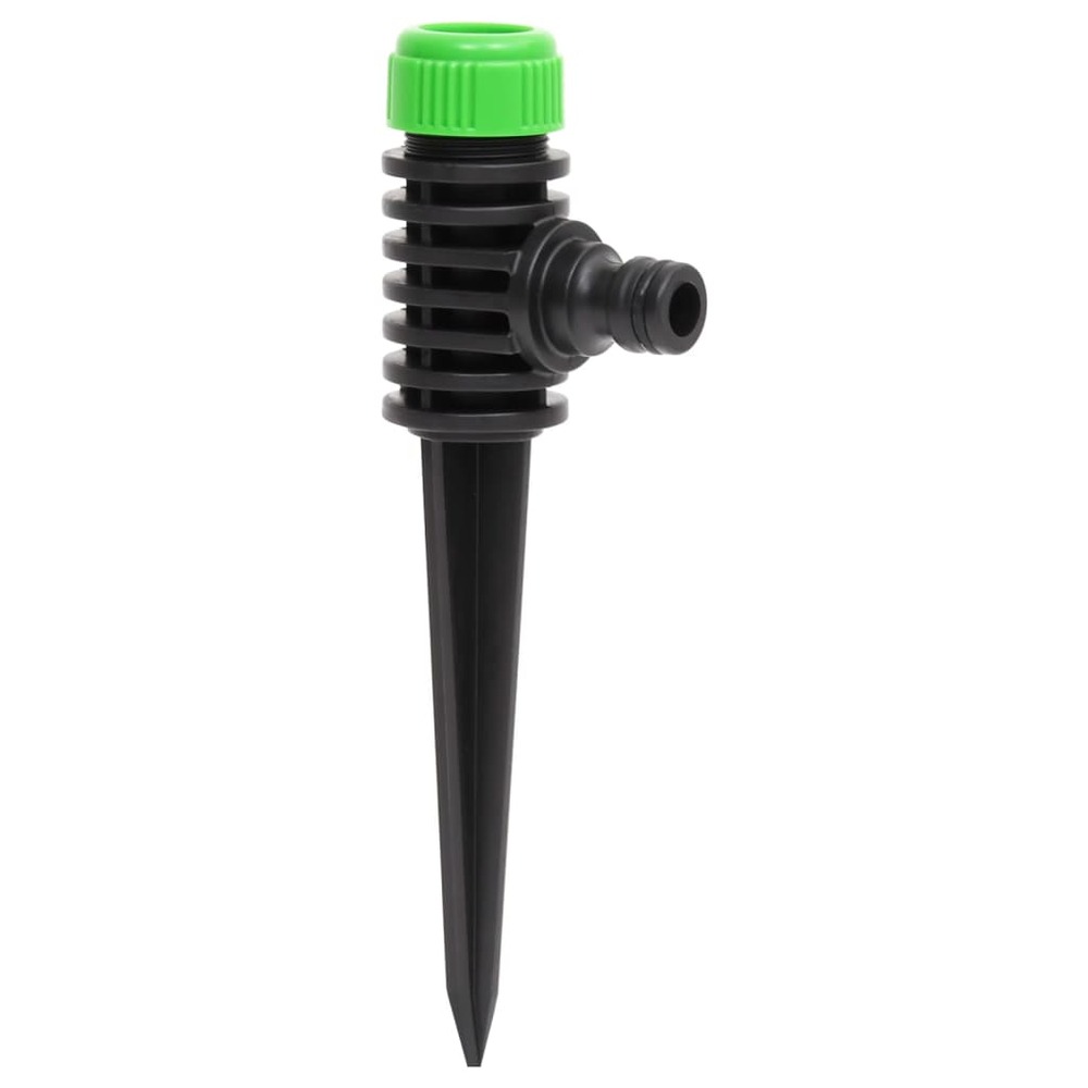 Arroseurs rotatifs 6 pcs vert et noir 3x6x19,5 cm abs et pp