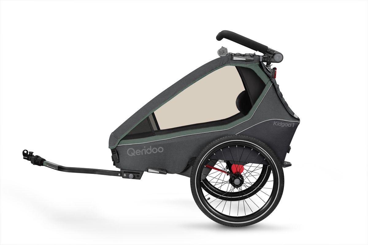 Qeridoo Fahrradanhänger Kidgoo 1 Ivy Green