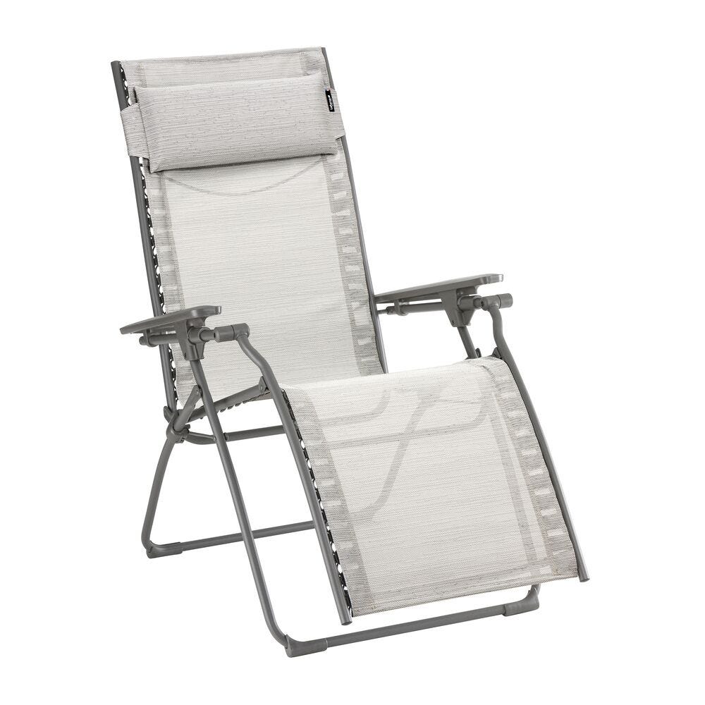 Zero-Gravity-Relaxliege Evolution Batyline® Duo Grau Galet