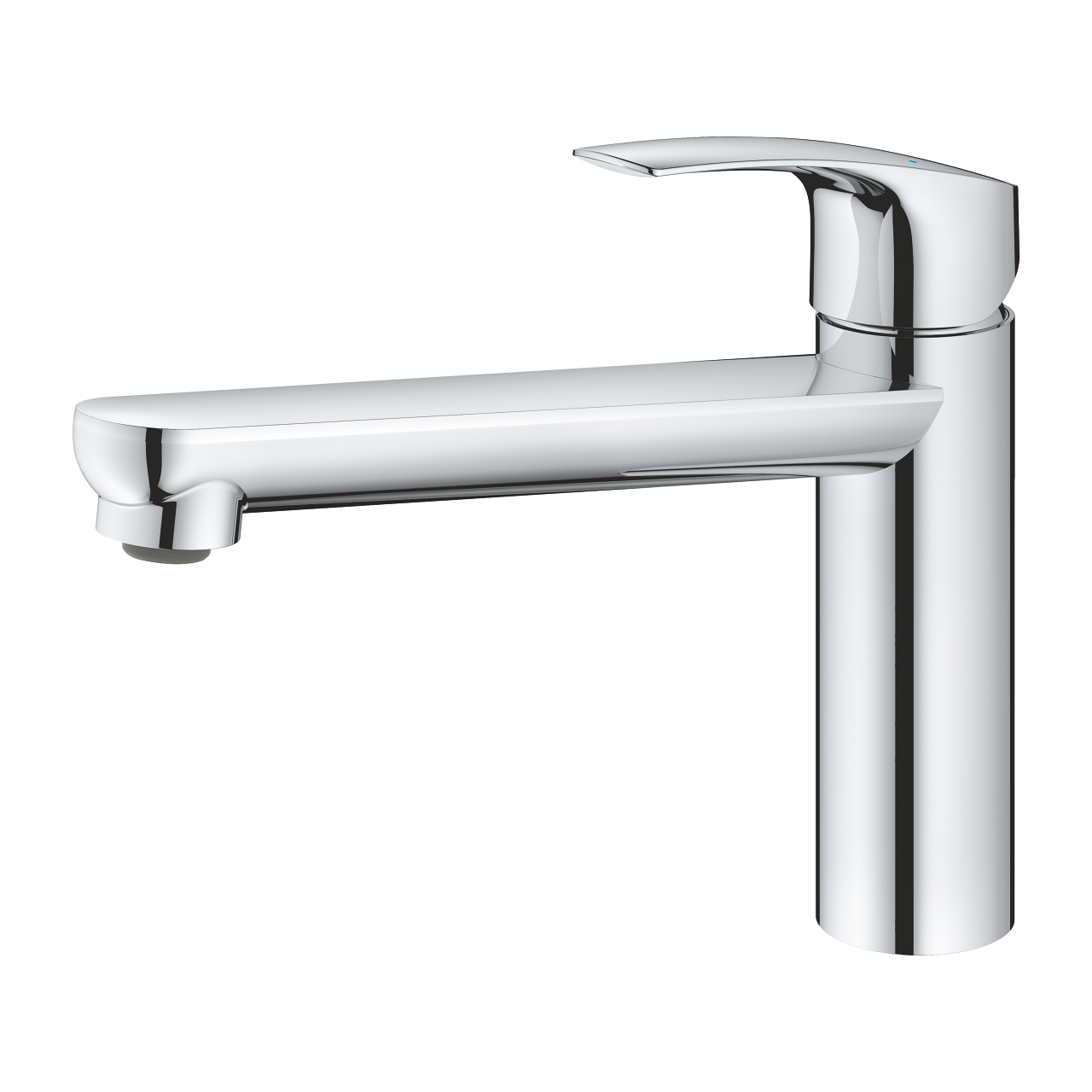 Grohe Eurosmart keukenkraan met medium draaibare uitloop chroom
