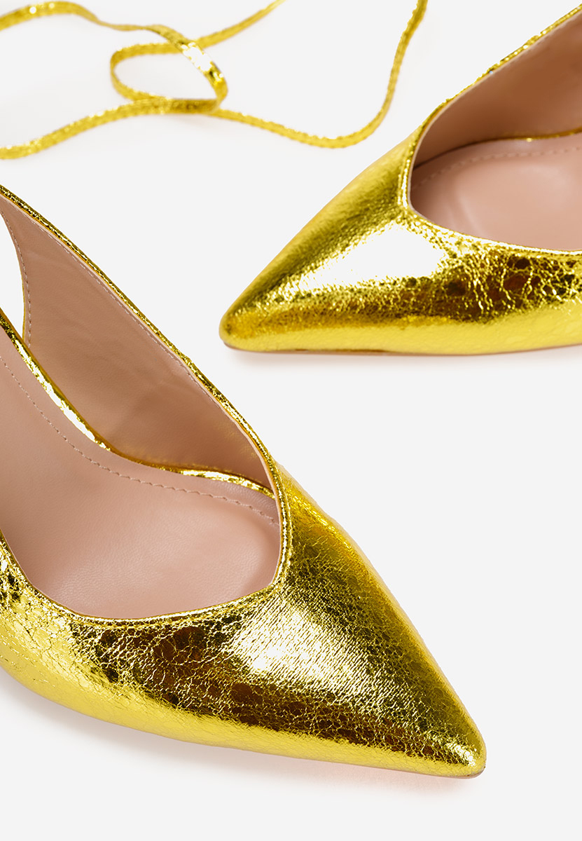 Chaussures slingback jaunes Laila V2