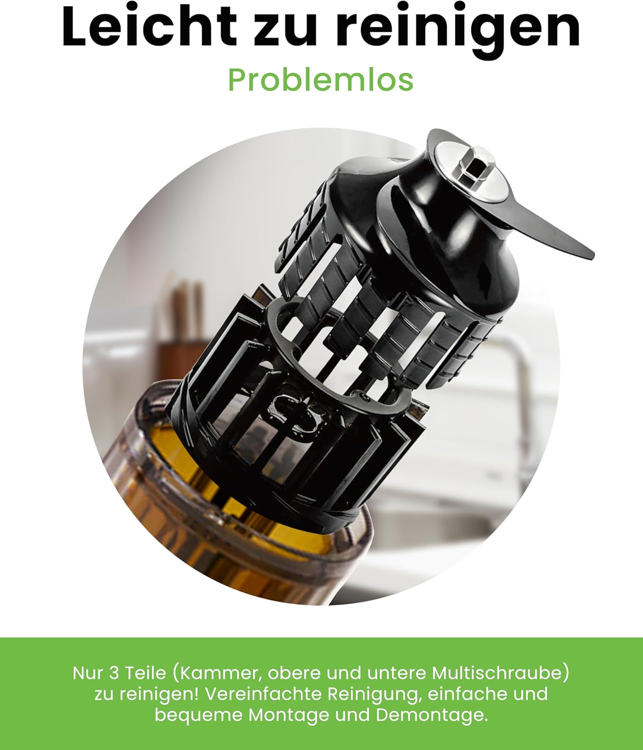Hurom Slow Juicer H310 | Entsafter Gemüse und Obst | Leicht zu Reinigen & Leiser Motor Elektrischer Entsafter mit Siebfilter | 100 Watt | BPA Frei | Schlankes Design | 220ml | Lavendel
