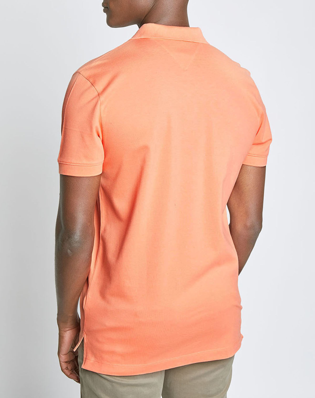 Tommy Hilfiger Polo Regular Palmier Poitrine corail