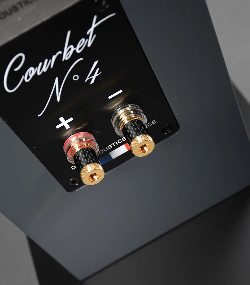 Davis Acoustics Courbet N°4 Gris Satiné (la paire) Enceintes colonne