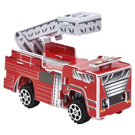 moses. 3D-Puzzle Feuerwehr mit Rückziehmotor