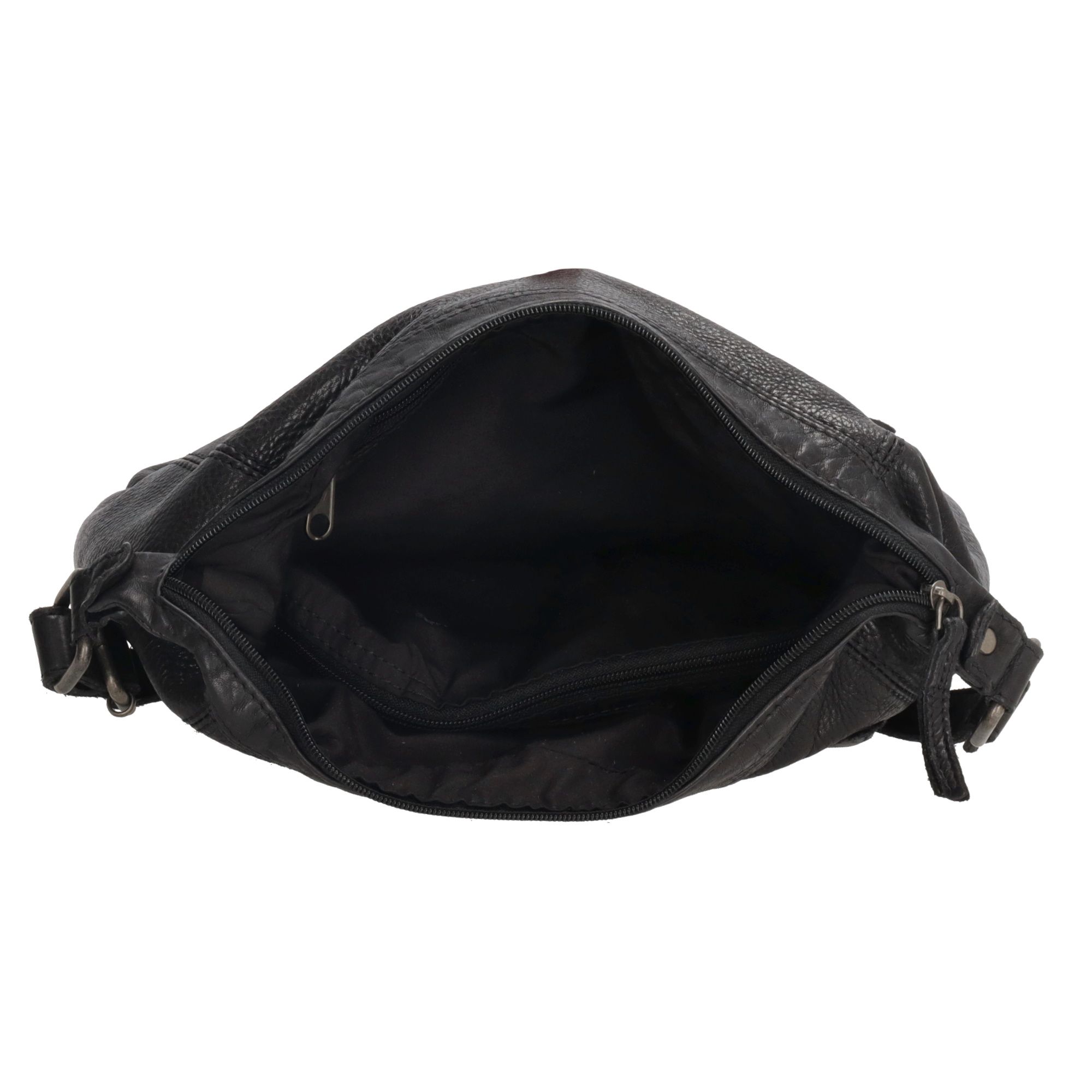 Hide & Stitches Paint Rock Schoudertas Zwart