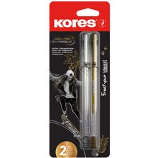 Stylo roller à encre gel 'K11 Metallic', blister de 2