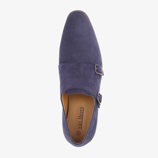 Van Beers suède heren gespschoenen