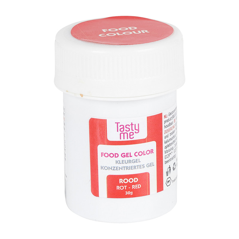 Tasty Me kleurgel -rood - 30 g