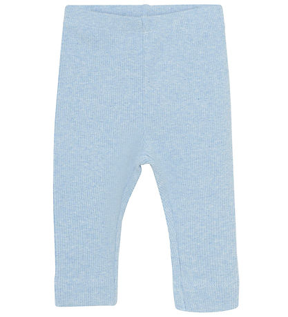 Fixoni Leggings - Rib - Blue Nebel Melange