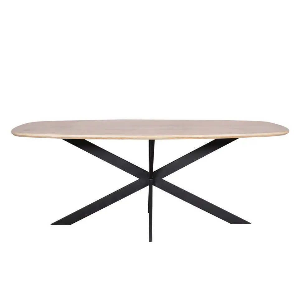 Eettafel Naturel Hout - 200x100x76cm - Ferris