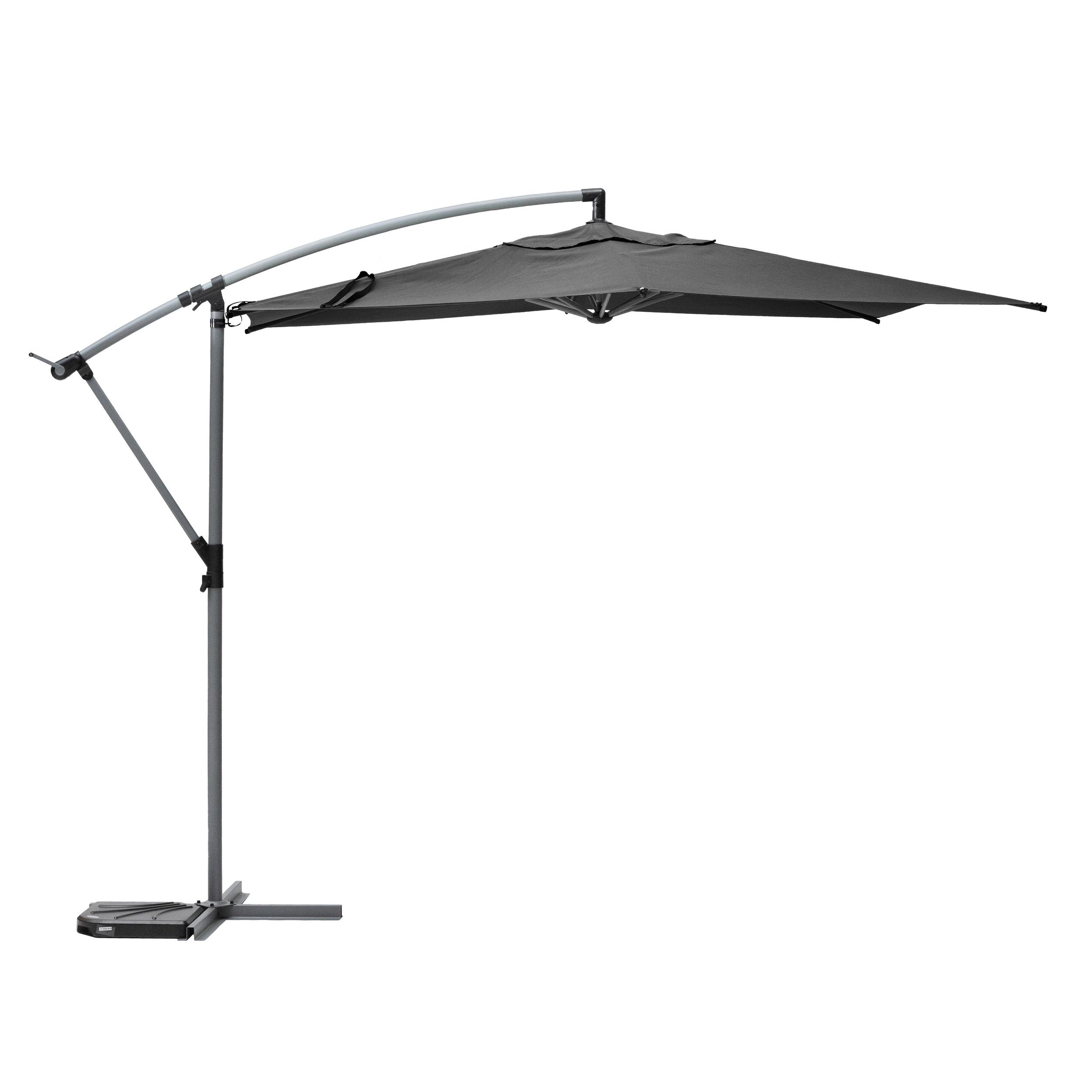 PARASOL DECENTRE 3M MANOA ARDOISE